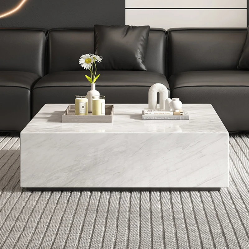 

Italian Aesthetic Side Table Living Room Modern Designer Luxury Nordic Coffee Table Simple Minimalist Meubles Salon Furniture