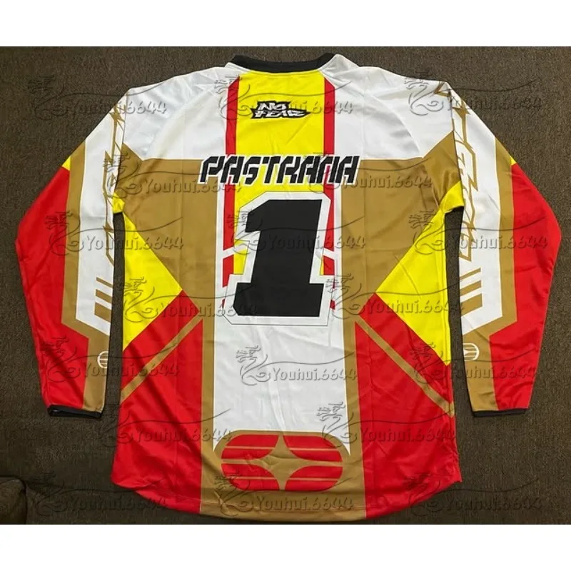 

2026 Trendy Motocycle Racing Motocross Jersey PASTRANA #1 Replica Hot Selling Quick Drying Shirt Long Sleeved Breathable 3DPrint