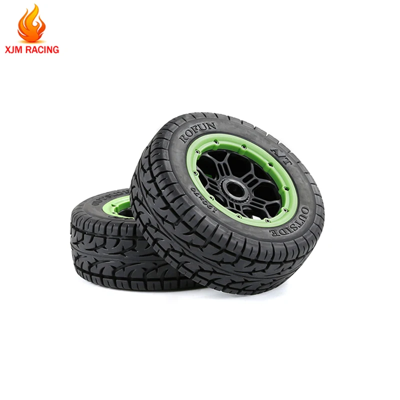 All Terrain Wheel Tires Assembly Kit for 1/5 LOSI 5IVE-T ROFUN ROVAN LT SLT V5 BAJA 5S KINGMOTOR X2 TRUCK RC CAR RACING PARTS