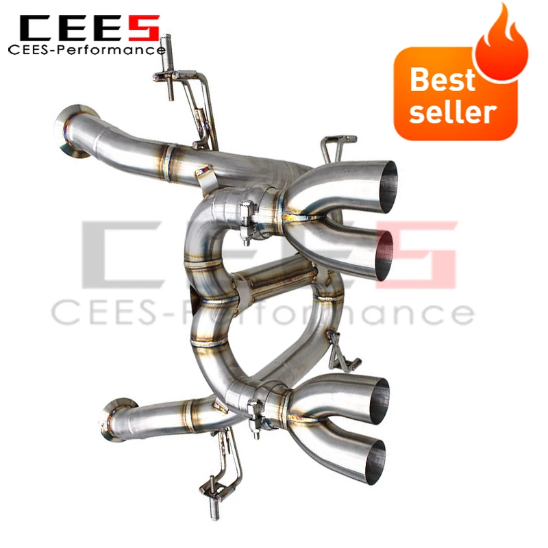 

cees SS304 Tuning Catback Exhaust Pipe (70mm) for 2023-2025 Lamborghini Revuelto 6.5L V12 Upgrade Axle Exhaust System