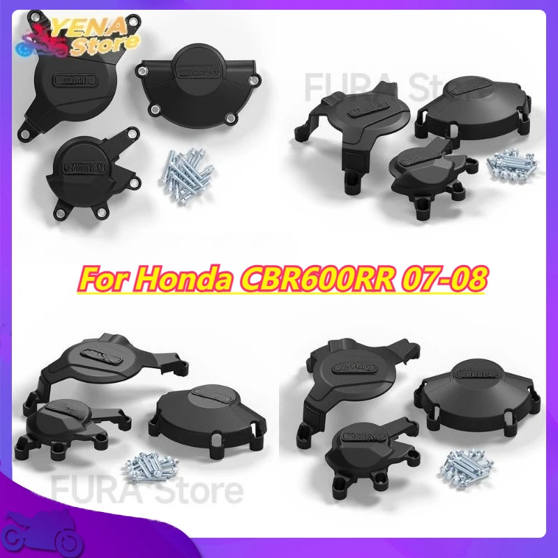 

Engine Protector Cover for Honda CBR600RR 07-08 Model Motorcycle Clutch Cover Anti-Fall Edge Cover