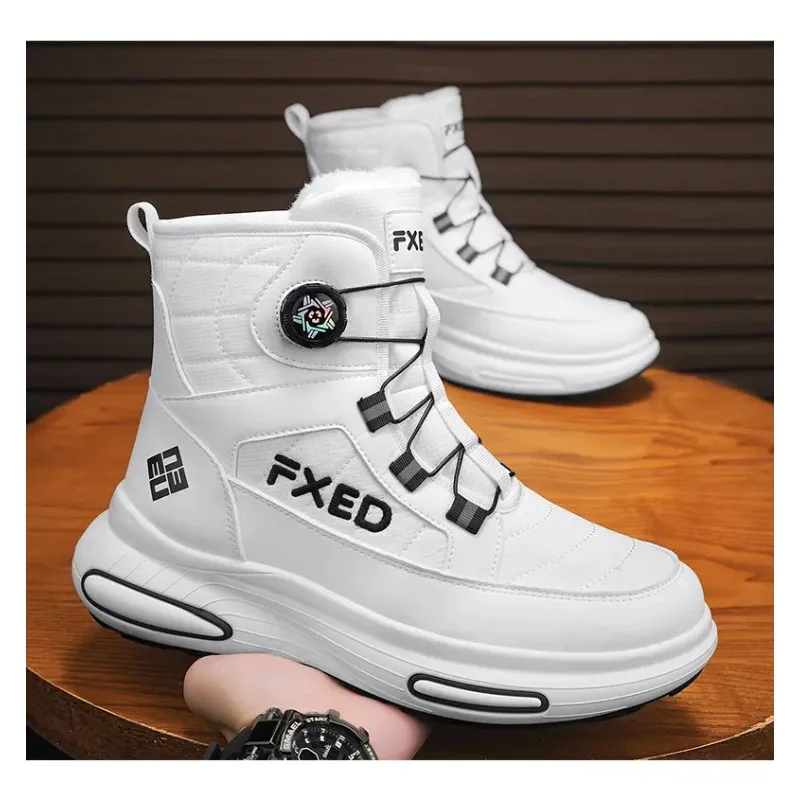 

High Quality Warm Snow Boots New Winter Boots Lace-up Comfortable Ankle Boots Outdoor Waterproof Hiking Boots