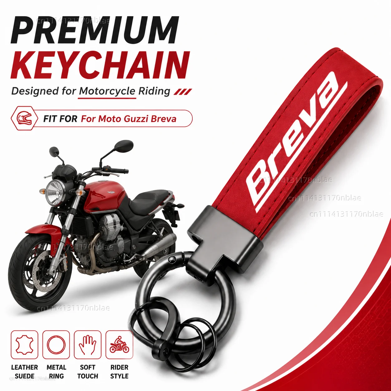 Llavero de cuero de alta calidad para motocicleta, llavero para Moto Guzzi Breva 2003-2016, llave para motocicleta de turismo, accesorios para Moto, regalo
