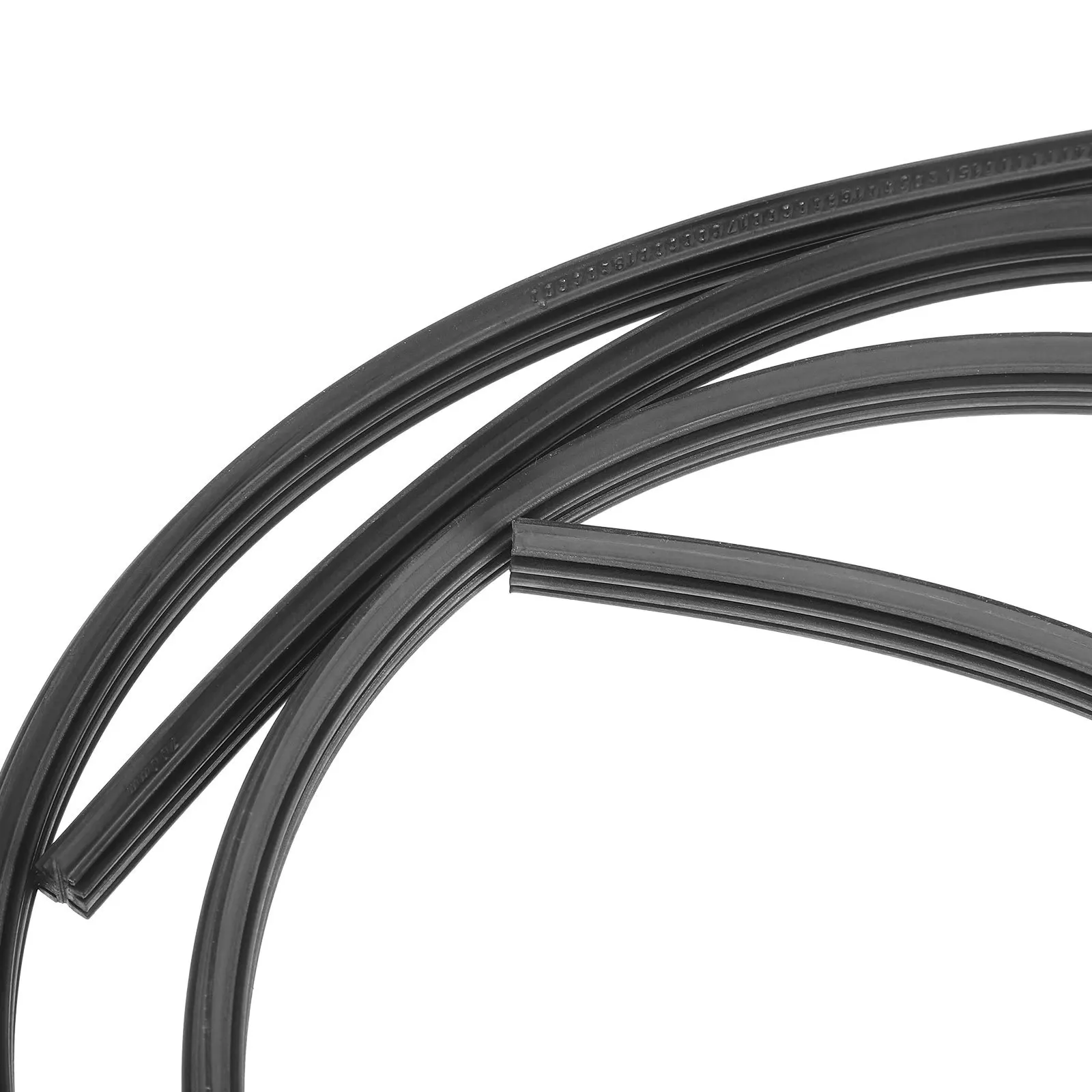 

4pcs Refills Replacement Windshield Rubber Strips Car Wiper Rubber Strip Repair Boneless Design Sturdy Wear-Resistant Easy