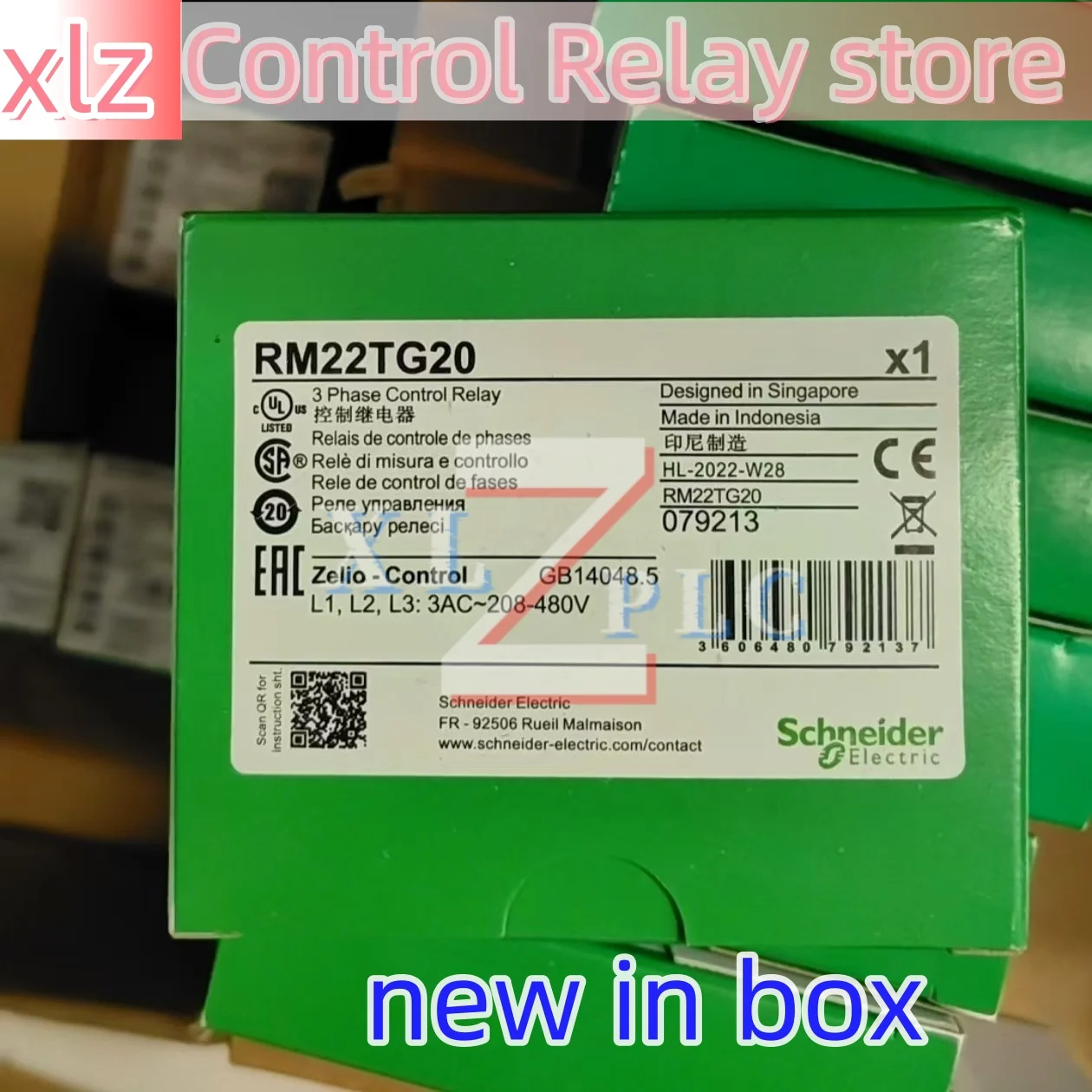 Relai kontrol asli impor dari Indonesia RM22TG20 RM4TR32