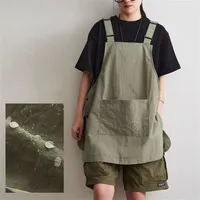 Waterproof Vest Apron Antifouling Nylon Sleeveless Aprons Unisex Household Kitchen Workwear For Barber Coffee Shop Hairdresser