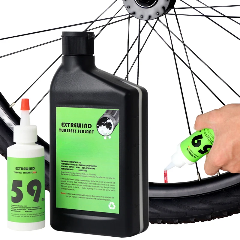 Latex self-repairing liquid mountain bike road bike tubeless tire repair tool glue ride accessory