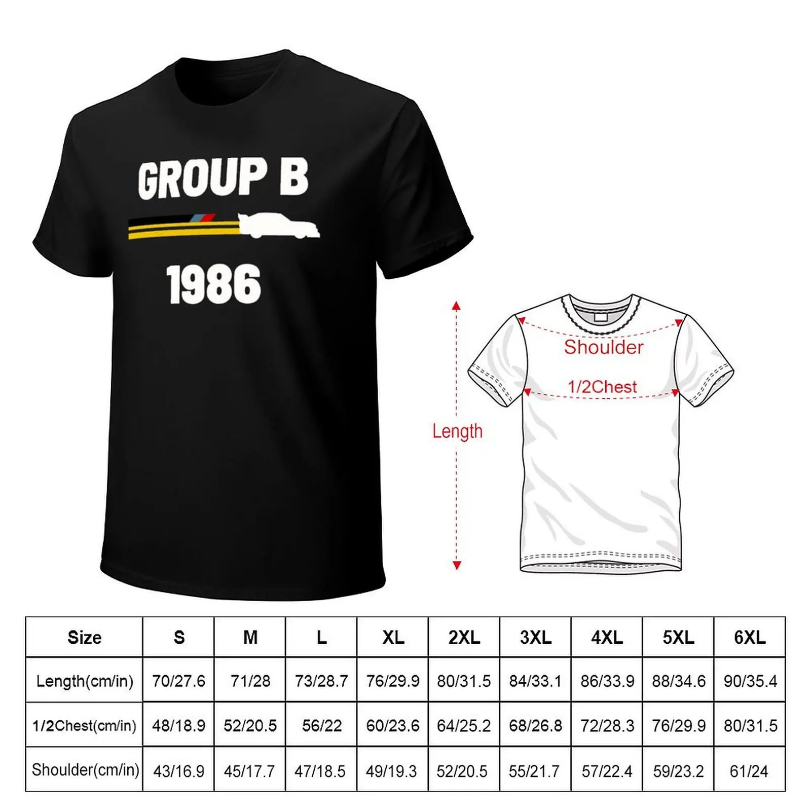 Rally Group B V1B T-Shirt cotton t shirts man 100% T-Shirt