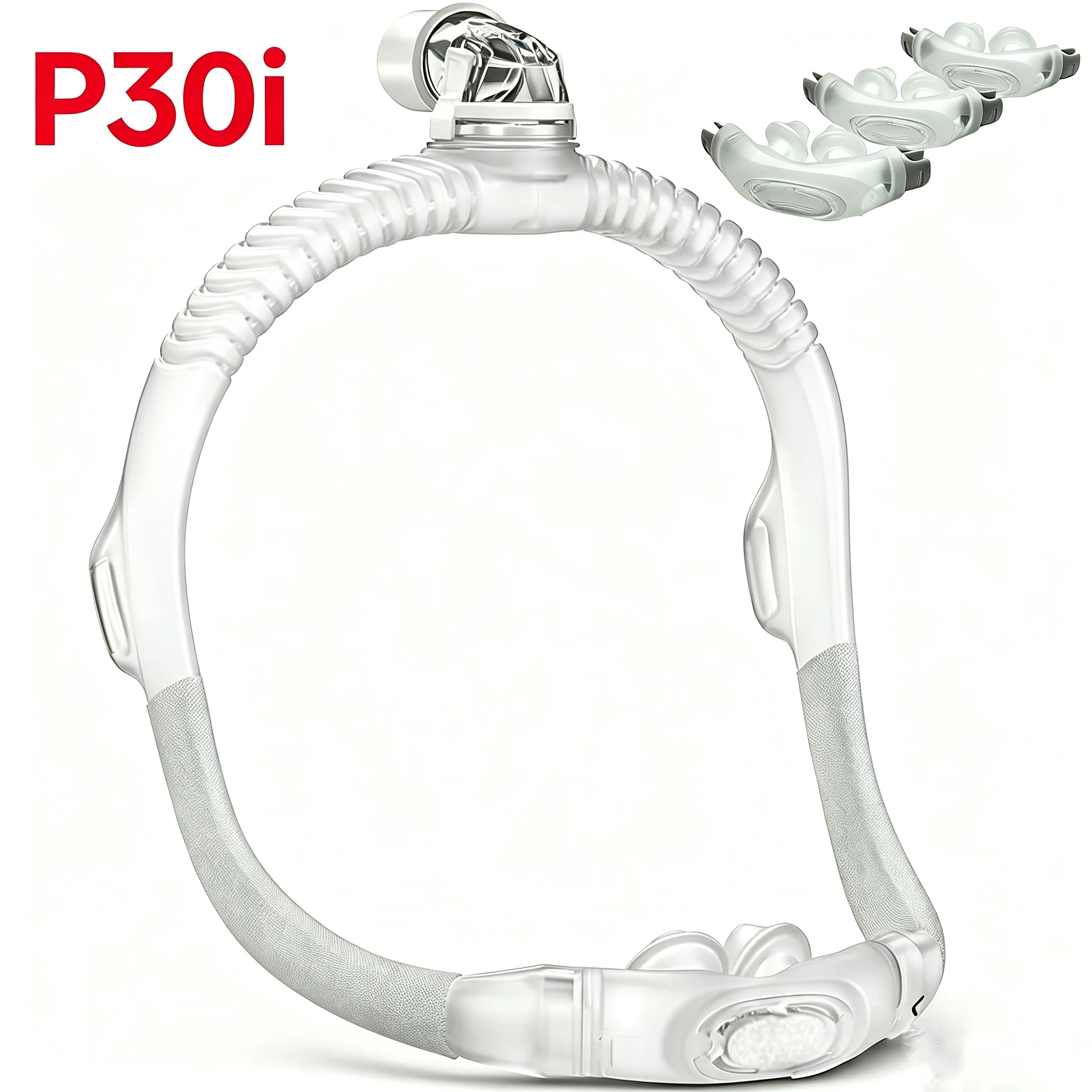 The P30i Mask Frame (Headband Not Included) Is Equipped with Nasal Pillows in 3 Sizes (S/M/L), for Comfortable Sleep and Breathi
