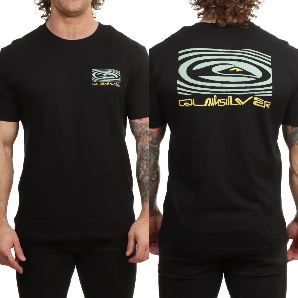 2026 Kids Adults Vintage Surf T-Shirt Ocean Wave Graphic Print Loose Short Sleeve Casual Beach Tee
