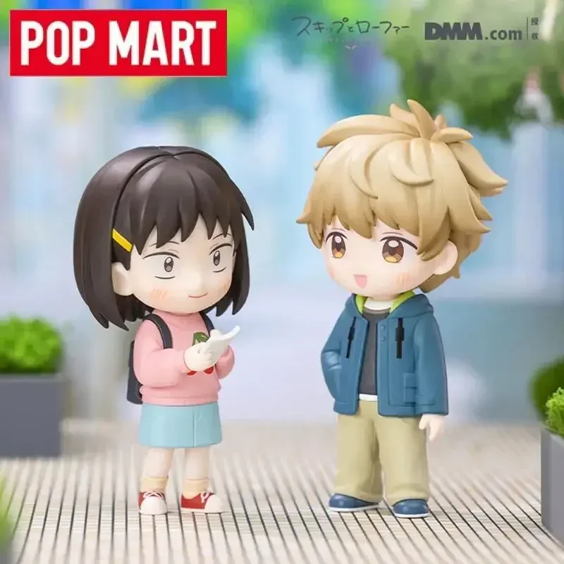 

POP MART Skip And Loafer-Shining Series 2, аниме-фигурка, слепая коробка, загадочная коллекция, милая кукла для настольного компьютера, сумка для догадок, игрушка