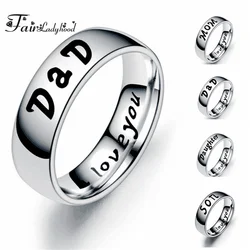FairLadyHood Classic Stainless Steel Rings 