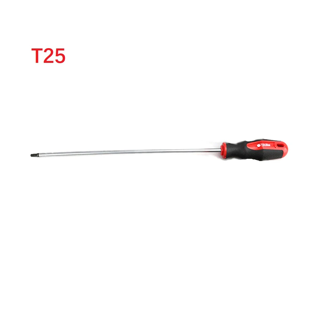 T15/T20/T25/T27/T30 Screwdriver 400mm Long Chromium Vanadium Alloy Steel Torx Magnetic Screwdriver Bits Home Repair Remove Tools