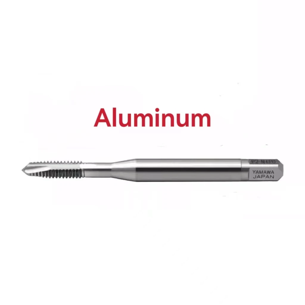 1PCS YAMAWA metric fine teeth Spiral Pointed Tap M1.4 M1.7 M2 M3 M4 M5 M6 M7 M8 0.2 0.25 0.5 0.75 TC50 OX For Stainless Steel