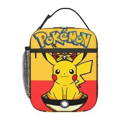 College Student Lunch Food Box Pokemon Pokeramen Sticker Ice Pack Pocket Monster Pikachu Durable WaterproofFood BagsFor School