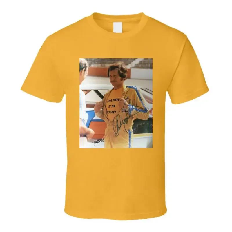 Dale Earnhardt Wearing Damn I'm Good T Shirt