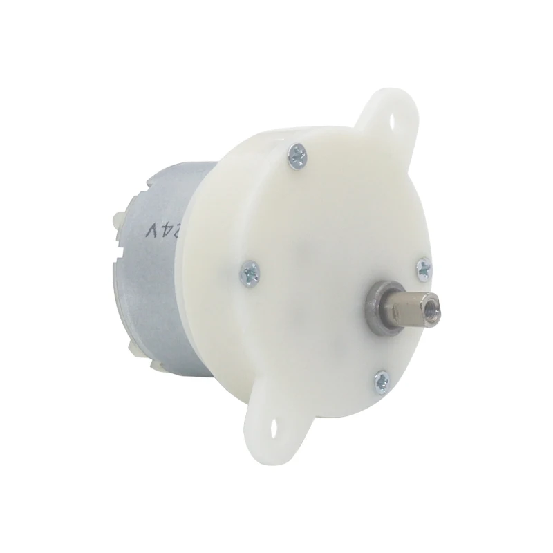 JS40 تيار مستمر 12 فولت 24 فولت نحى تخفيض المحرك مايكرو علبة التروس المحرك مناسبة للعب/إضاءة المسرح/المراوح عزم دوران عالي دائم