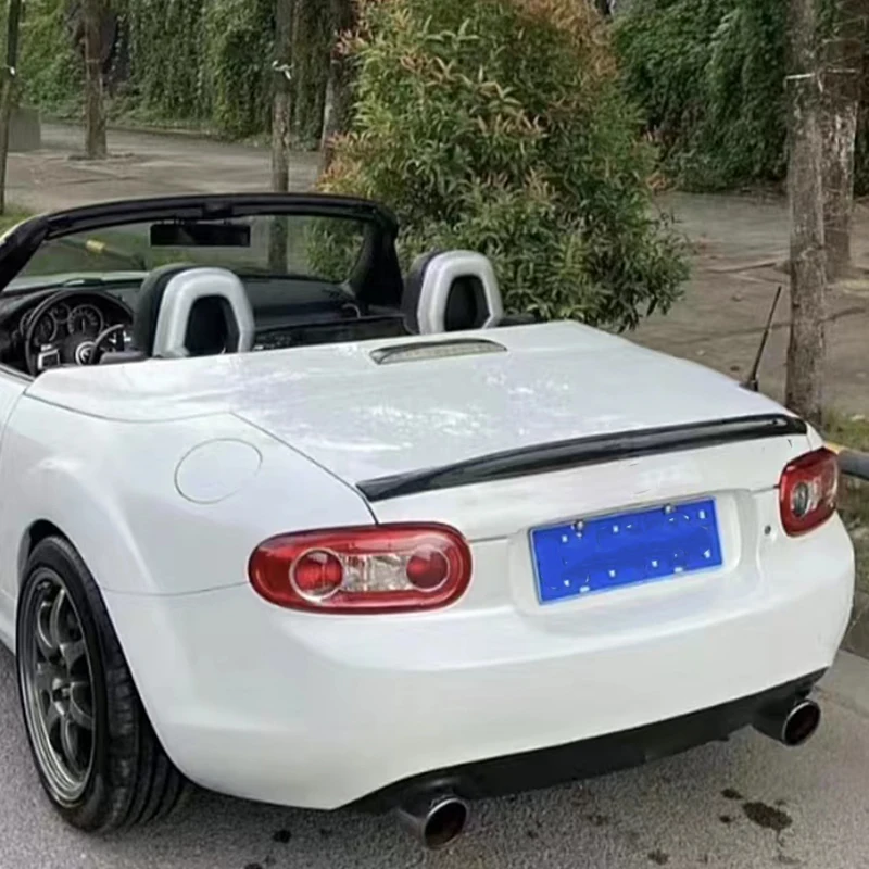 For Mazda MX5 MX-5 Miata spoiler 2009-2015 NC Style High Quality Real Carbon fibre/FRP Rear Trunk Boot Wings Airfoil Spoiler