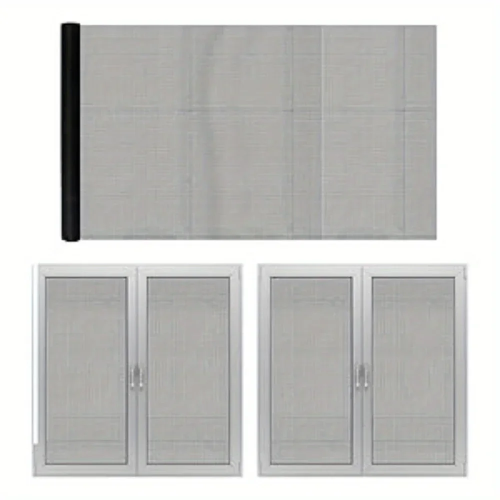 Faser-Fenstergitter-Rolle, DIY Haustier-Schutznetz, Geeignet für Außenküchen, Schwimmbäder, Villen, Veranden – Detail 3