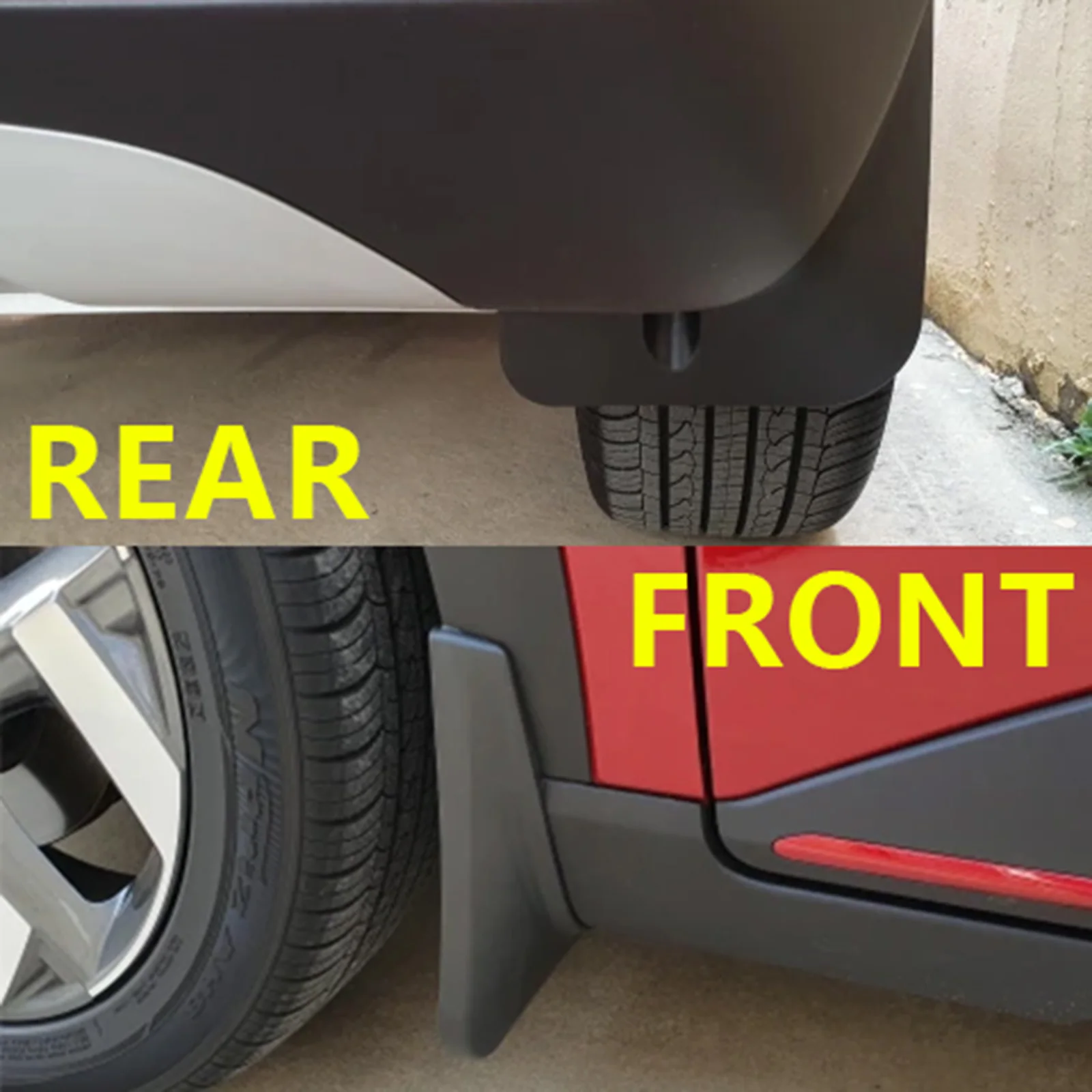 4x Mud Flaps For Hyundai Venue QX 2019 2020 2021 2022 2023 Splash Guards Fender MudFlaps Front Rear Mudguards Car Accessories