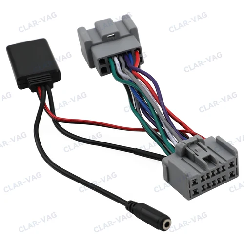 Imagen 2 del producto Para Volvo C30 C70 S40 S60 S70 S80 V40 V50 V70 XC70 XC90 Módulo Bluetooth de coche AUX-IN Cable adaptador de Audio
