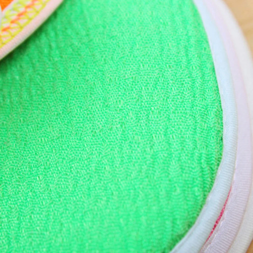 

Отшелушивающая перчатка для ванны с большим пальцем, один размер подходит для большинства мягких эластичных скрубберов для душа, рукавицы для мытья тела, геля, соль, быстросохнущая