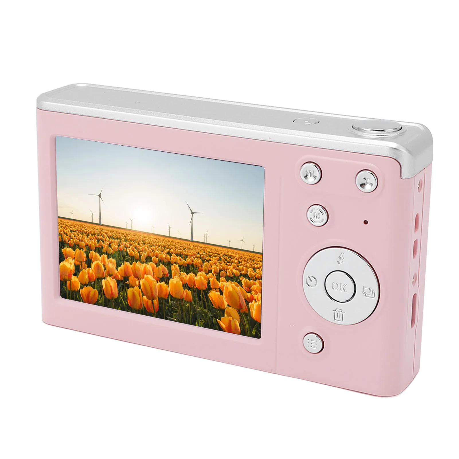 كاميرا رقمية محمولة كاميرا رقمية مضادة للاهتزاز ملء الضوء 2.8 بوصة شاشة AF ضبط تلقائي للصورة 700MAH 4K 50MP للصورة #3