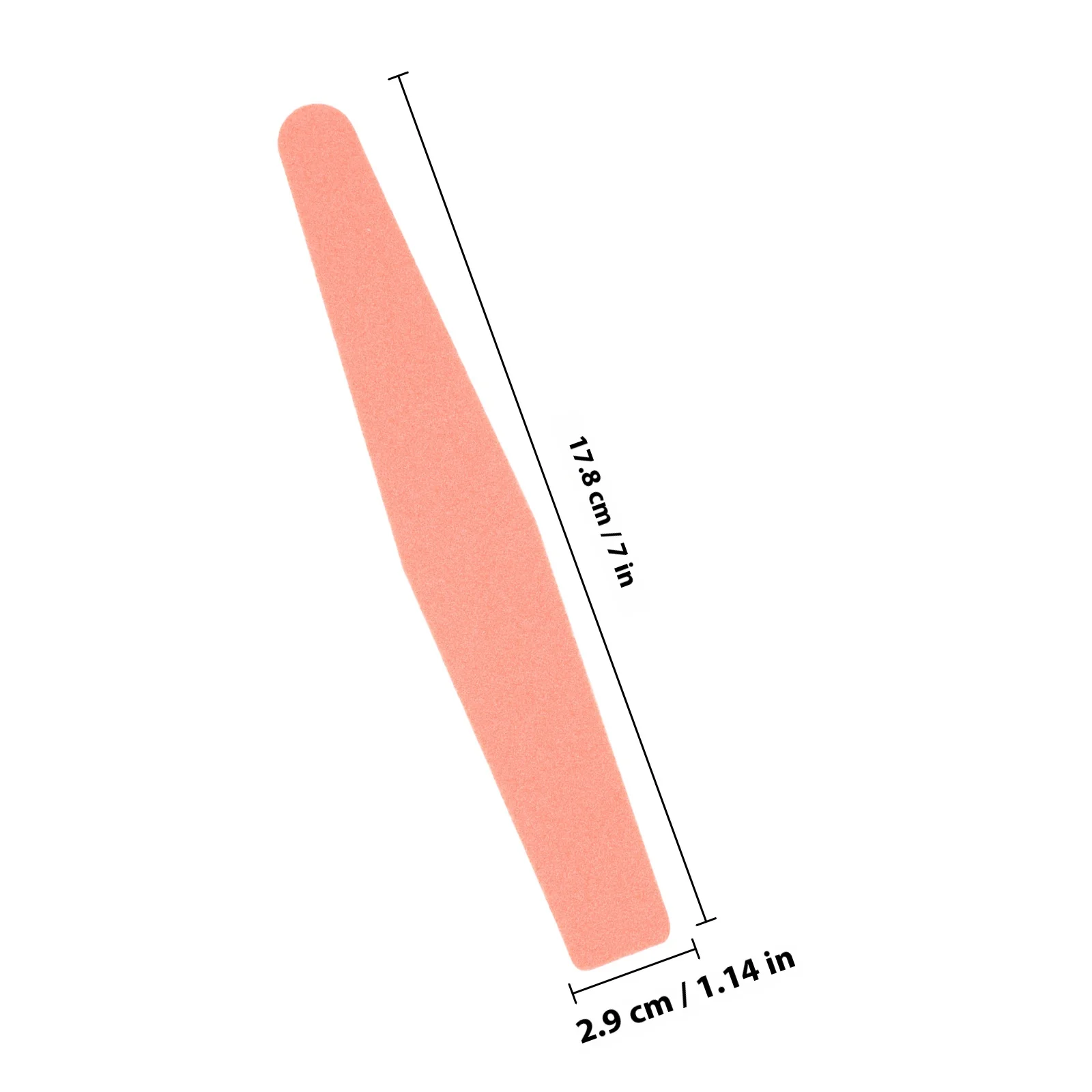 10 stuks nagelvijlen dubbelzijdig nagelvijl voor natuurlijke kunstnagels manicure gereedschap dames kleurrijk waterdicht oranje