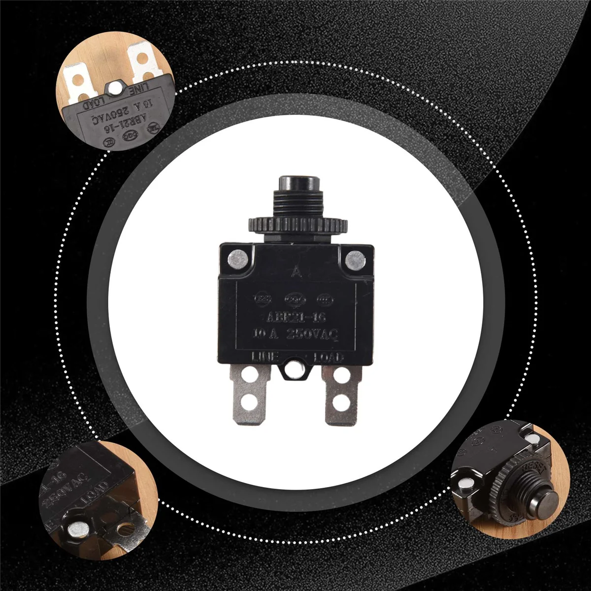 125/250vac 50/60Hz 10a 2 Pin Terminals-101e Ac Dc Tuimelschakelaar