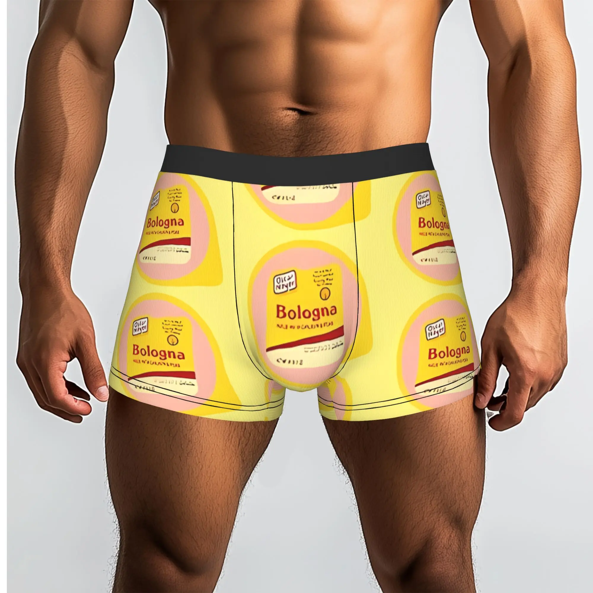 

Oscar Mayer Bologna Illustration Oscar Mayer Underpants Homme Panties Man Underwear Print Shorts Boxer Briefs