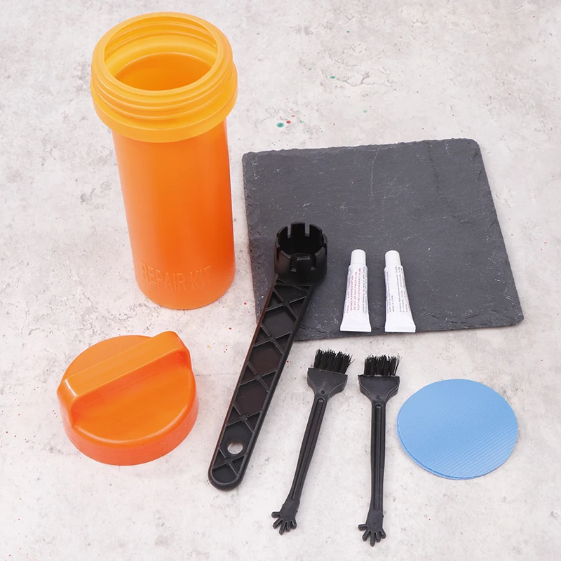 1 Set Kayaking Paddle Board Sup Repair Kit Glue Air Valve Paddle Board Surfboard Repair Tool Kit Accessories