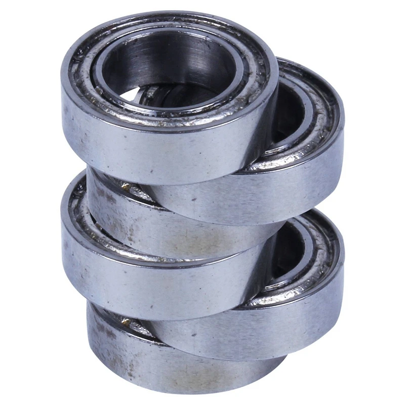 200Pcs Miniature Sealed Metal Shielded Metric Radial Ball Bearing Model: MR106-ZZ 6X10x3mm