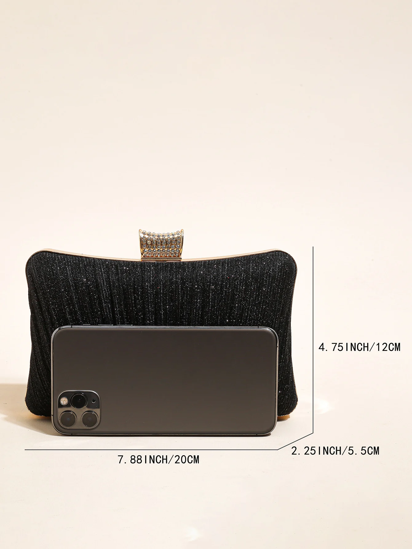 Sparkling Clutch Purses Bride and Bridesmaid Handbag Elegant Detachable  Chain Evening Bag for Women Club Party