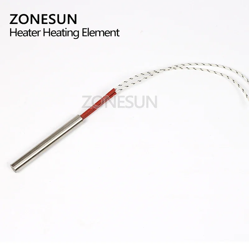 ZONESUN-Wired Heating Element Mold, Geração de Eletricidade, 30mm Comprimento, 6.8.10.12mm Diâmetro, 5Pcs, AC 220V