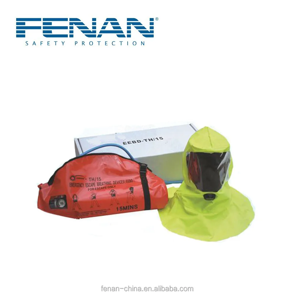 Personal Rescue Emergency Escape Breathing Device with Hood, escape device, EEBD