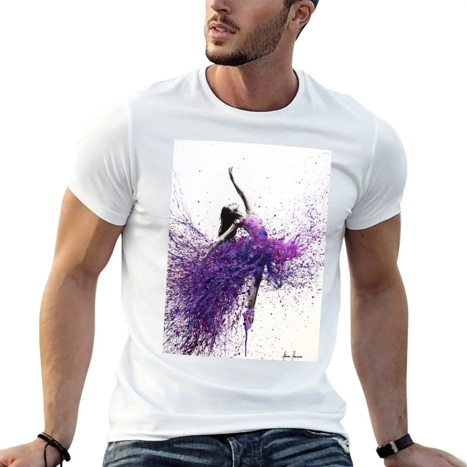 Wine Dance T-Shirt graphics korean fashion oversized t shirt men