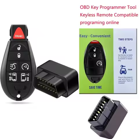 M3N5WY783X OBD Key Programmer Tool Keyless Remote Compatible For Dodge Grand Caravan Chrysler Town &amp; Country Volkswagen Routan
