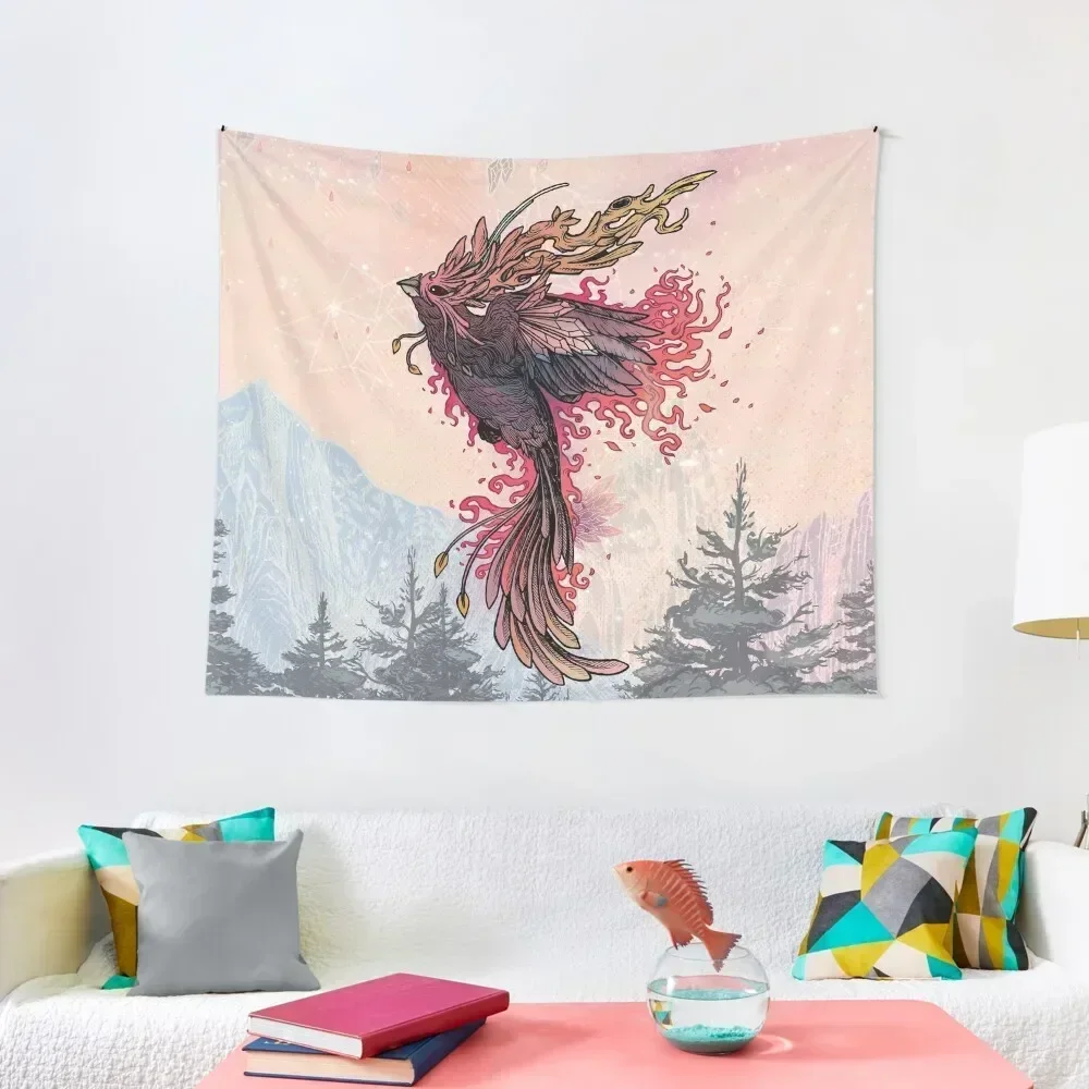 

Phoenix Tapestry Korean Room Decor Kawaii Room Decor Tapestry