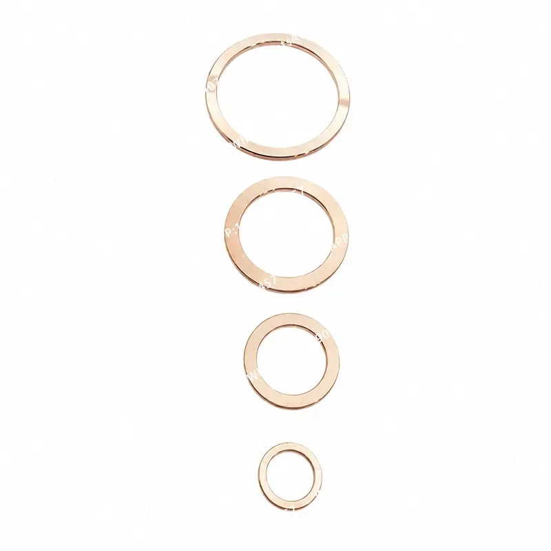 CF Vacuum Oxygen-free Copper Gasket Vacuum Copper Gasket Quick-loading CF Flange Fittings Sealing Ring 16/25/40/50/63