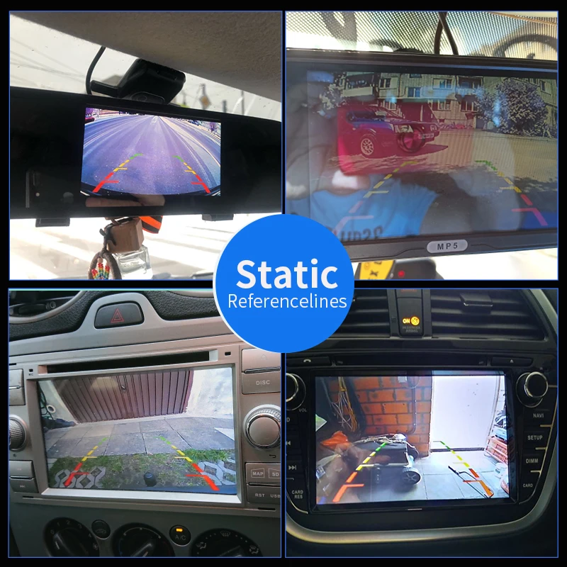 Waterproof Night Vision Rear View Camera with EU License Plate Frame