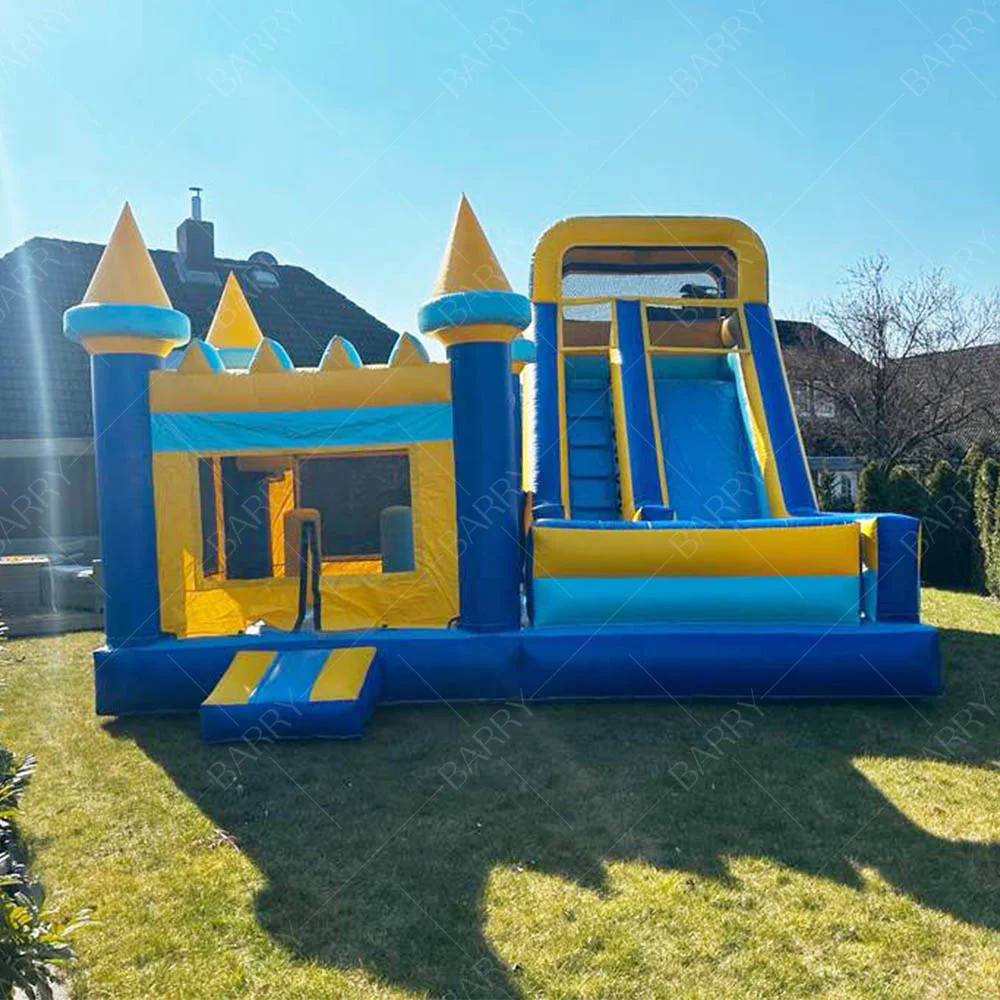 

Hot Sale Indoor and Outdoor Children Small PVC Bouncy Castle Combo Inflatable Castle