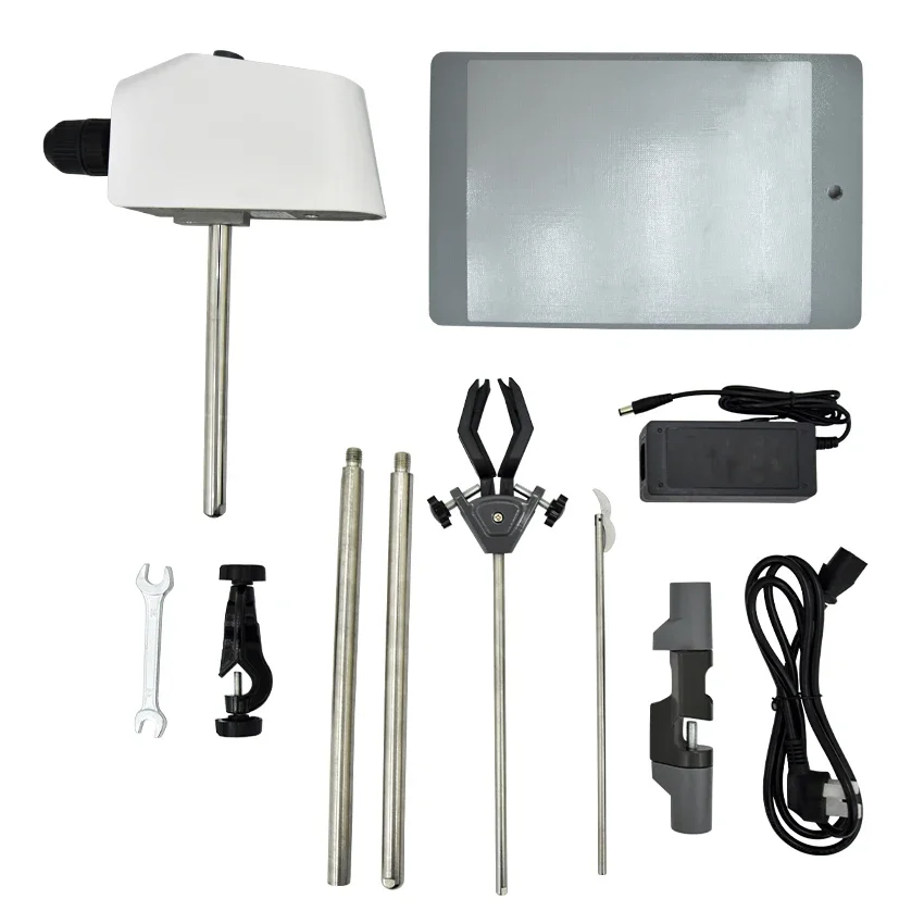 Laborrührer, elektrischer Rührer, Digitalanzeige, Überkopfrührer, Labormischerausrüstung, 20/40/60 l, Mischkapazität 100–2000 U/min