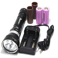 8000LM Underwater Dive Light led flashlight 5*L2 Diving lamp Torch Waterproof Lighting Lantern  26650 Tactics headlight