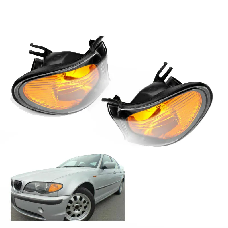 العنبر بدوره مصباح إشارة ضوء الزاوية ل-BMW E46 3 سلسلة 4-Door 2002-2005 اليسار