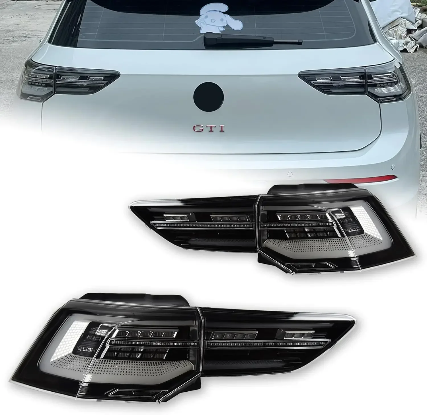 Светодиодный задний фонарь для Volkswagen VW Golf 8 MK8 2020-2024, задний стоп DRL, тормоз, автоаксессуары