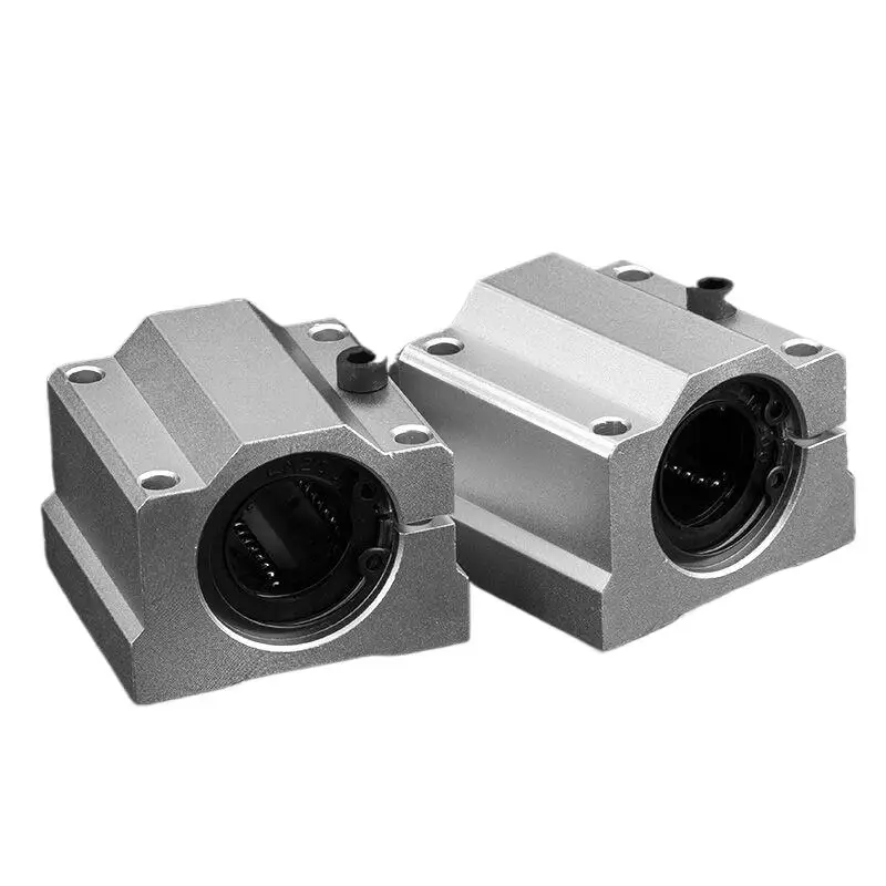 2PC Adjustable Gap Locking Linear Slider Bearing SC8AJ SC10AJ SC25 SC30AJ 35 40 SC12AJ Locking Slider Linear Bearing Positioning