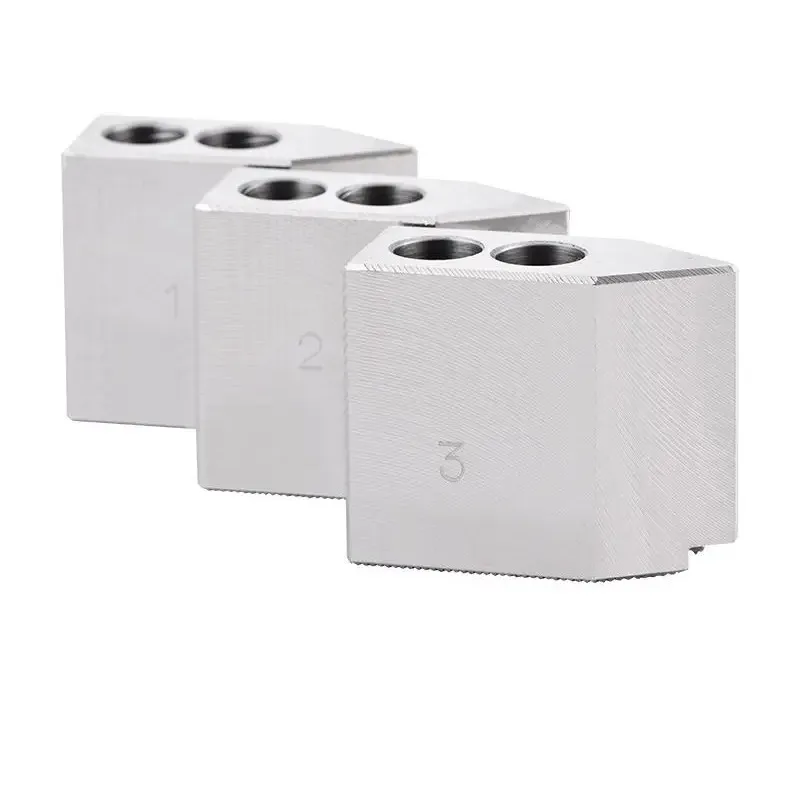 6/8/10 inch hydraulic three jaw chuck with 60 degree increase, lengthening, widening, and hydraulic power clamp