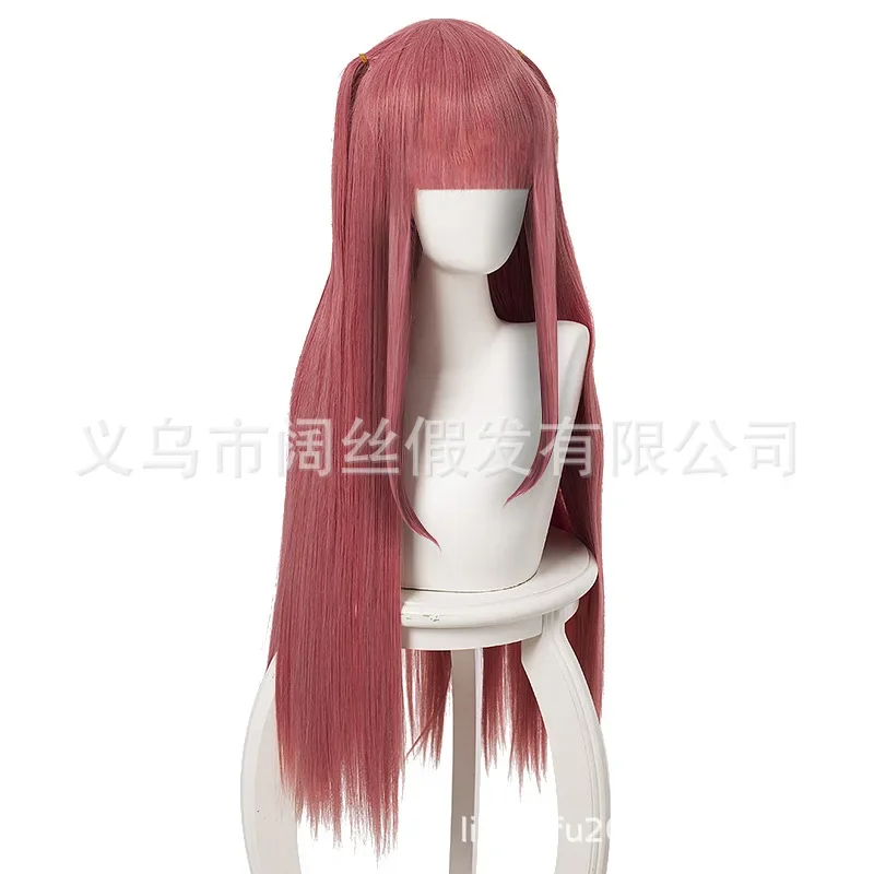 Animecosplay Pruik 80Cm Lang Recht Hittebestendig Haar Perucas Kostuum Pruik Accessoires