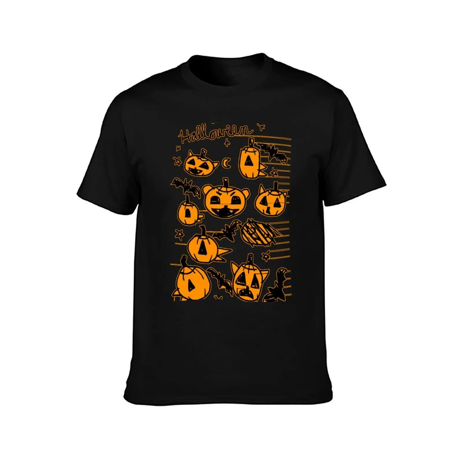 Night In The Woods Harfest Pumpkins T-Shirt Work Basic Short Sleeve Top T-Shirt