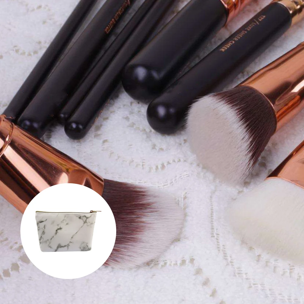 

Toiletries Marbling Bag Miss Toiletry Travel Pu Makeup Kit Marble Pattern